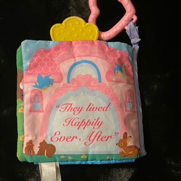 Disney Princess Ariel Plush Toy and Book Set Crinkle Teether - Picture 7 of 11